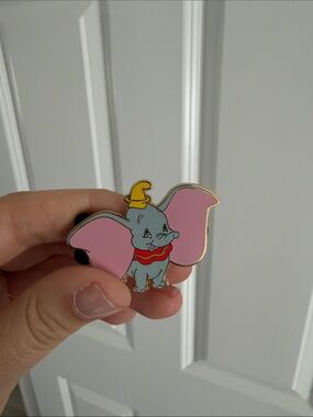 Disney Gold Puzzle-Style Enamel Pin Back